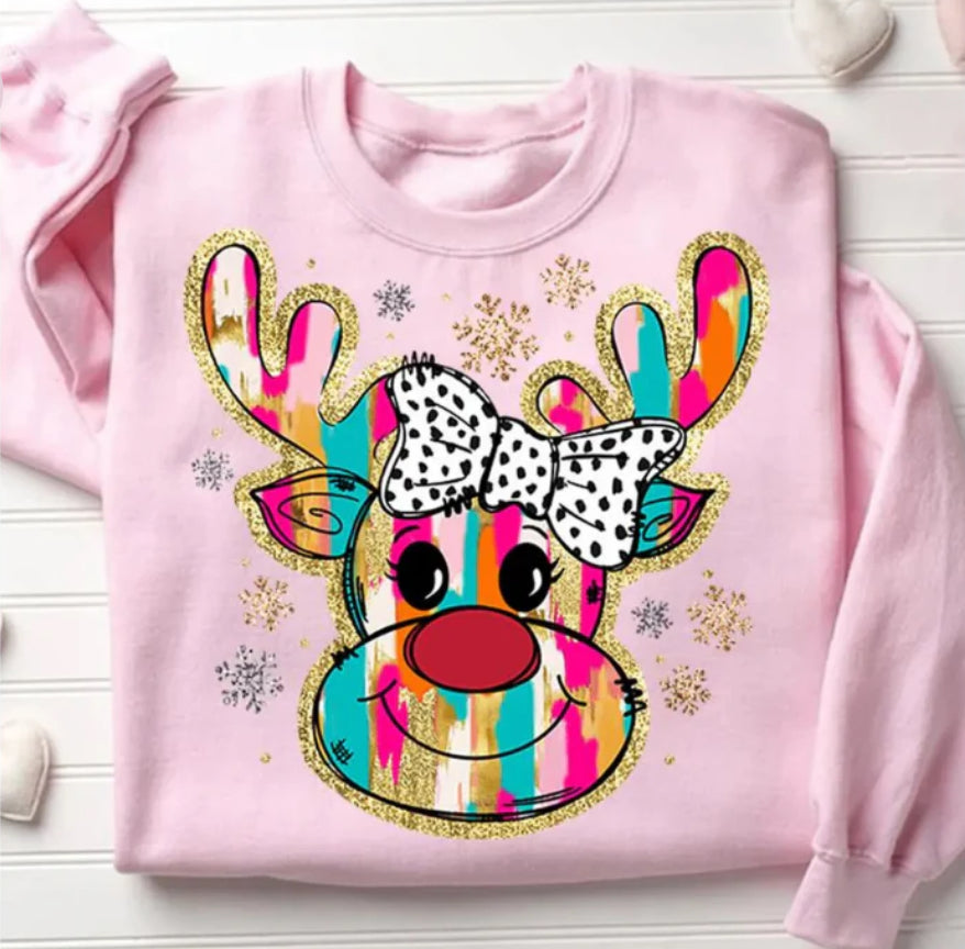 GLITTER DEER T-SHIRT