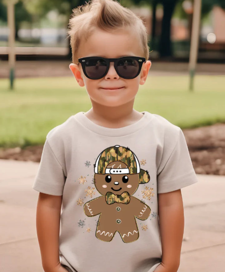 BOY GINGERBREAD KIDS T-SHIRT
