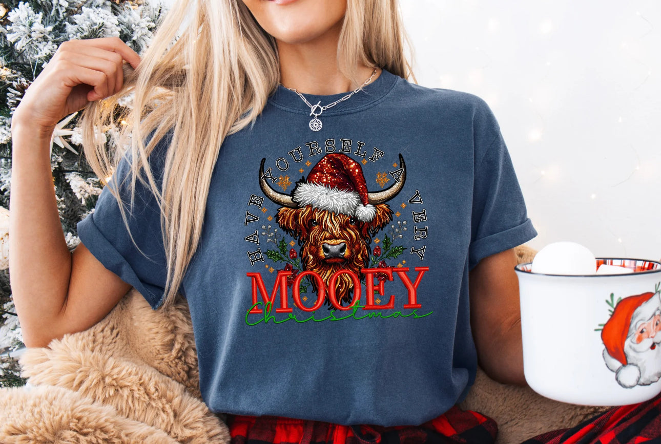 HAVE YOURSELF A MOOEY CHRISTMAS T-SHIRT