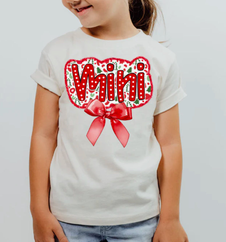 MINI BOW (matching mama) KIDS T-SHIRT