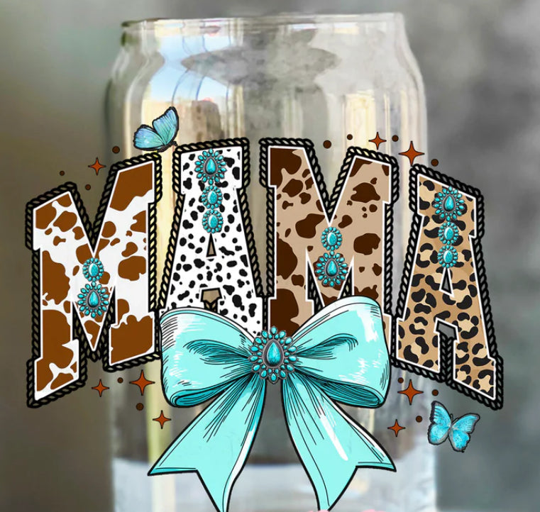 16 OZ MAMA GLASS CUP