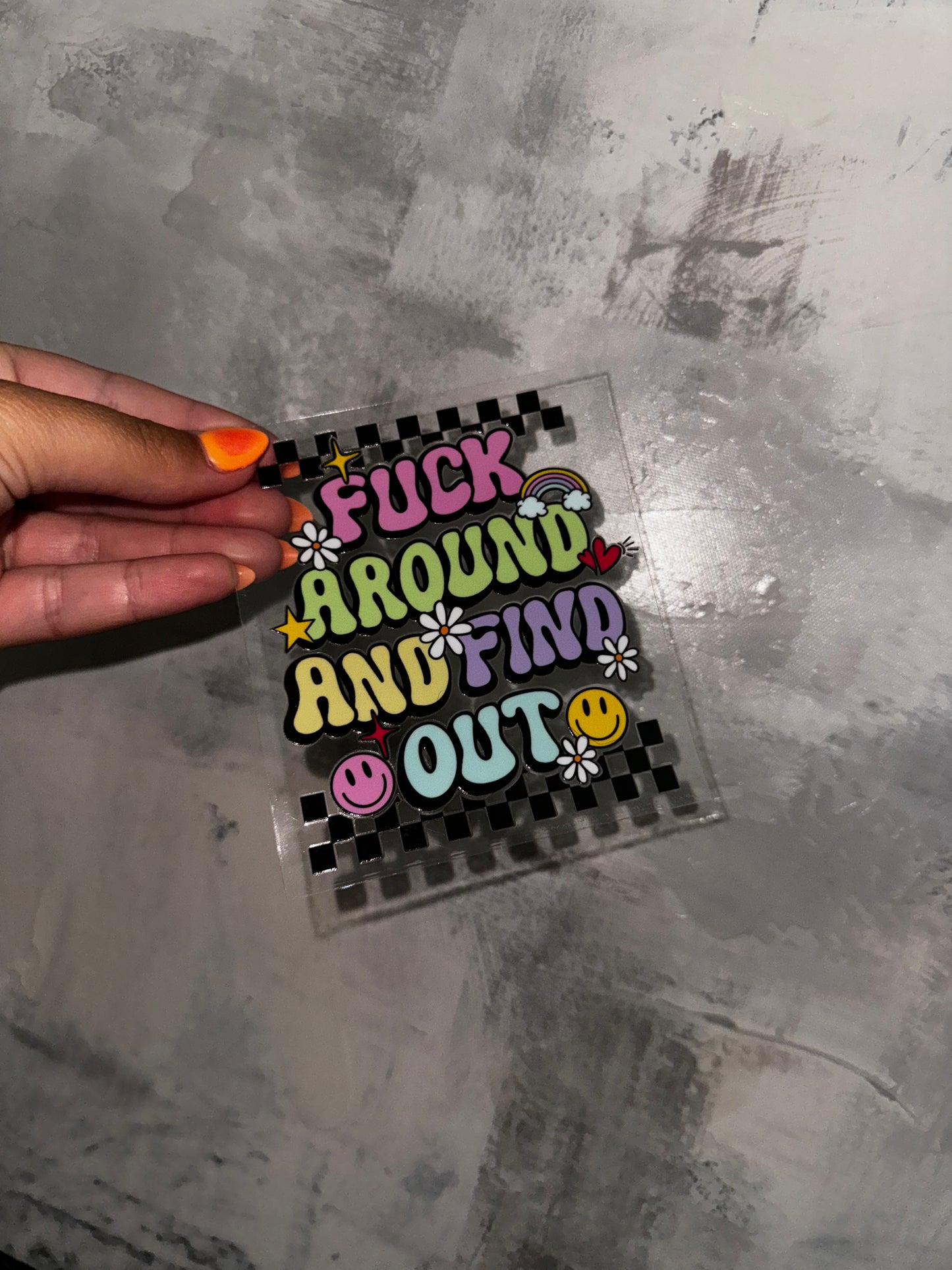 16 OZ FAFO GLASS CUP