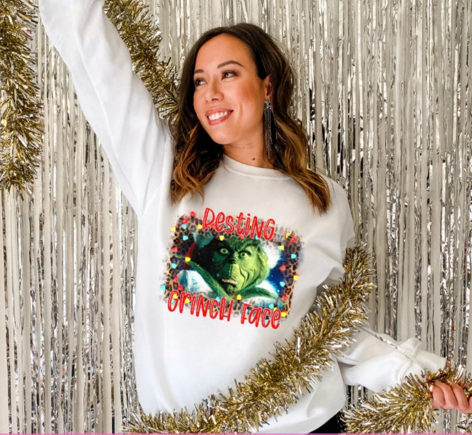 RESTING GRINCH FACE T-SHIRT