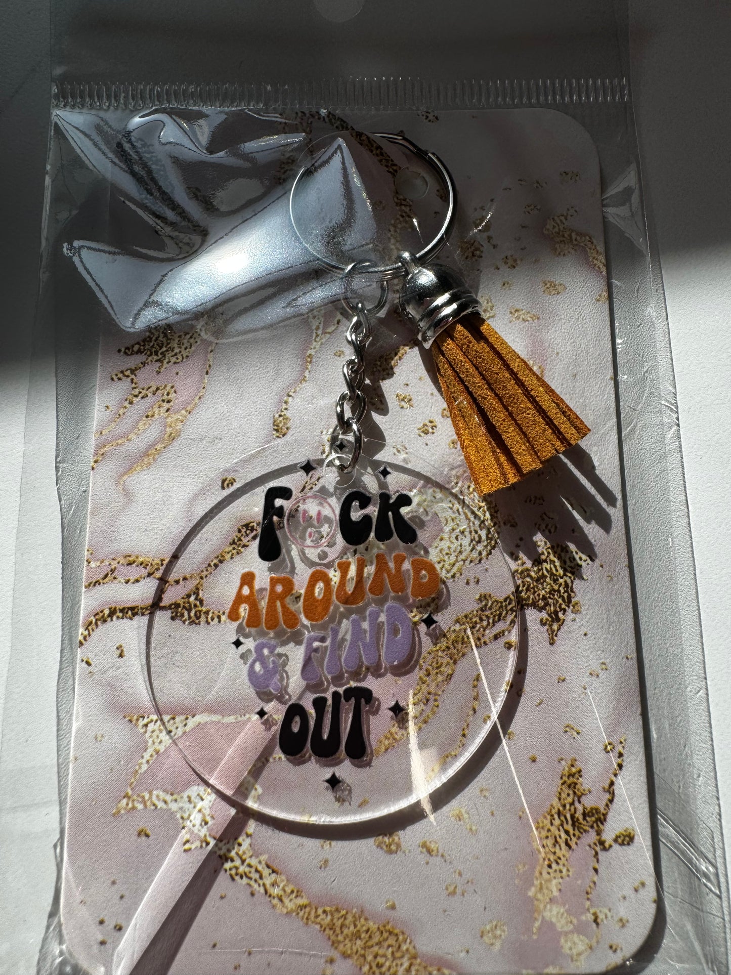 F AROUND AND FIND OUT KEYCHAIN