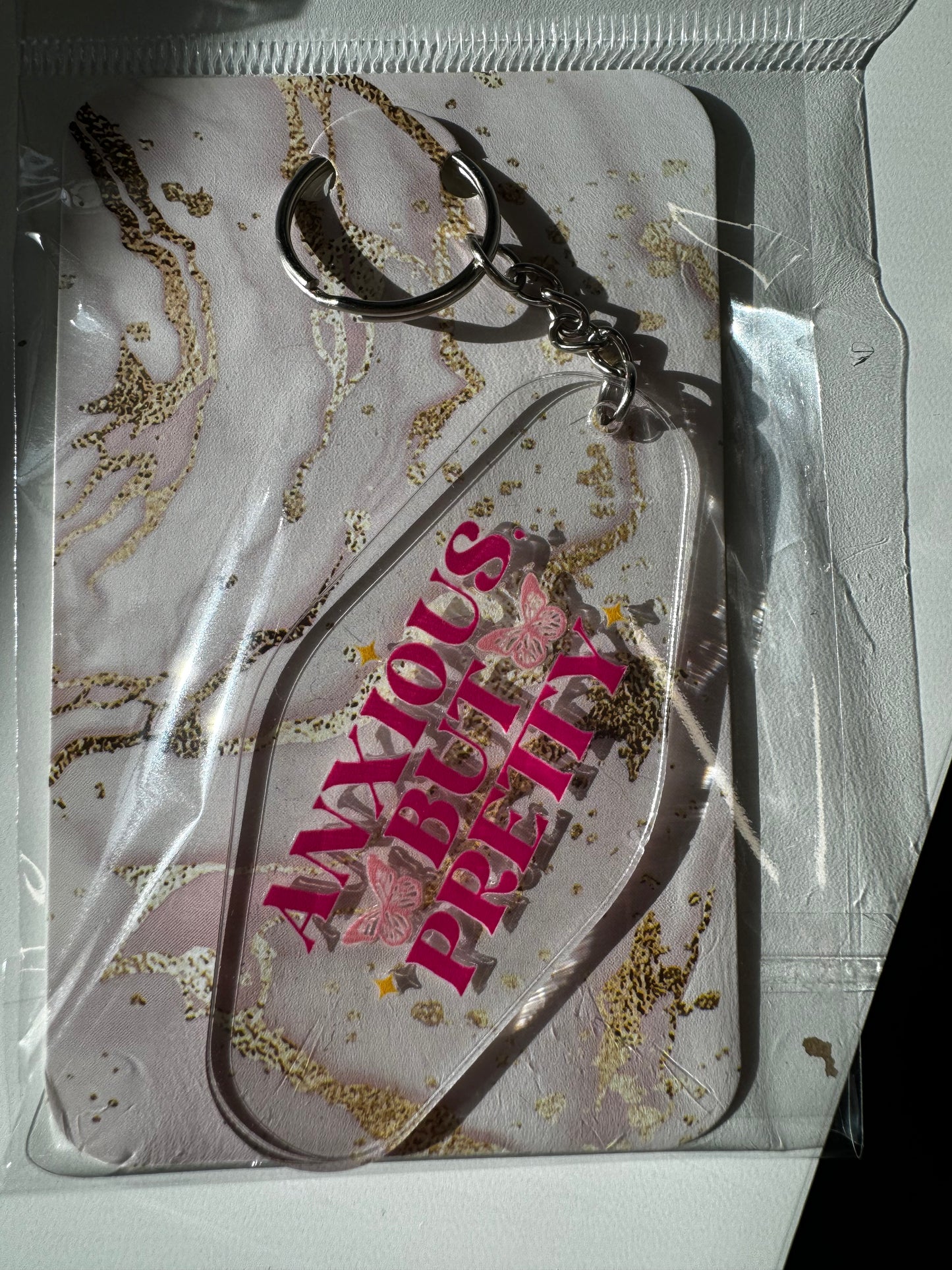 ANXIOUS BUT PRETTY KEYCHAIN