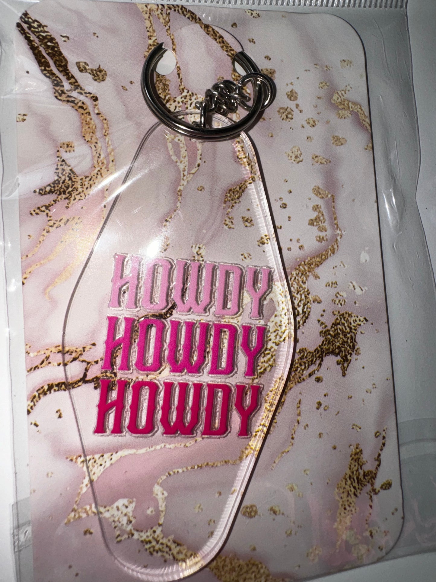 HOWDY KEYCHAIN