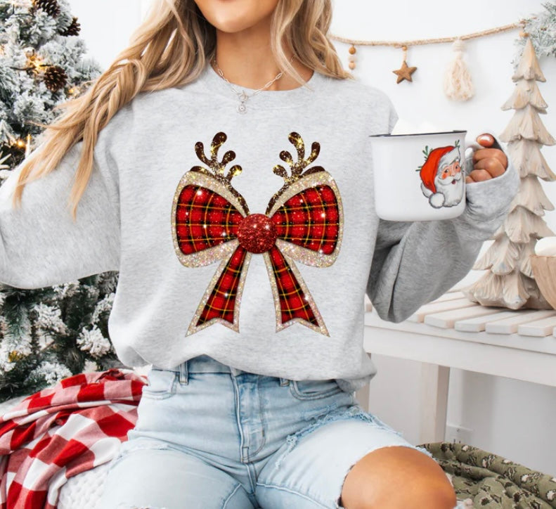 REINDEER BOW T-SHIRT