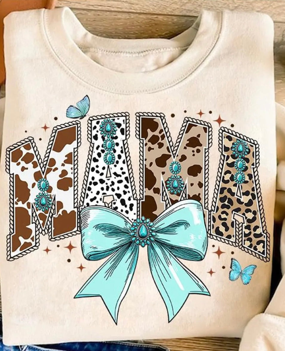 MAMA COW/CHEETAH T-SHIRT