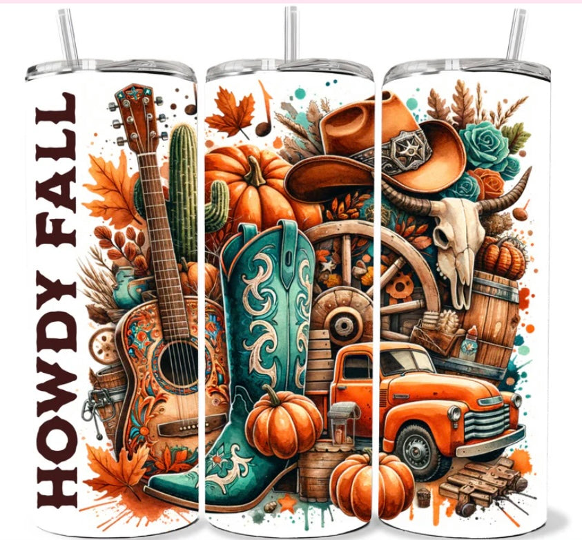 20 OZ HOWDY FALL TUMBLER