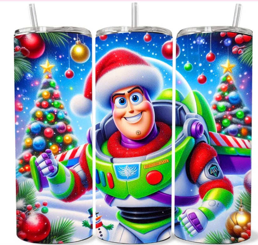 20 OZ BUZZ CHRISTMAS TUMBLER
