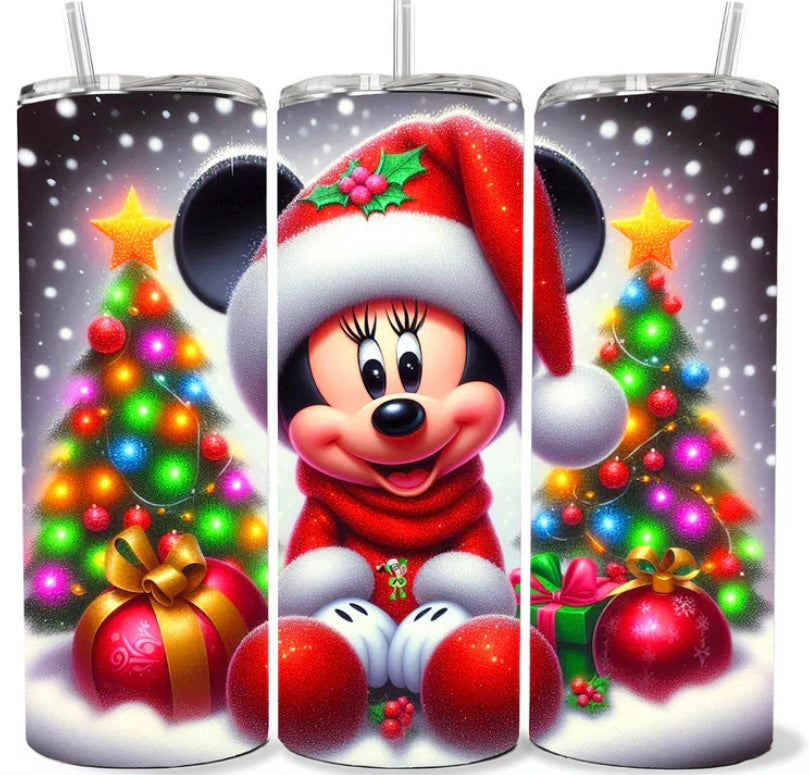 20 OZ MINNIE CHRISTMAS TUMBLER