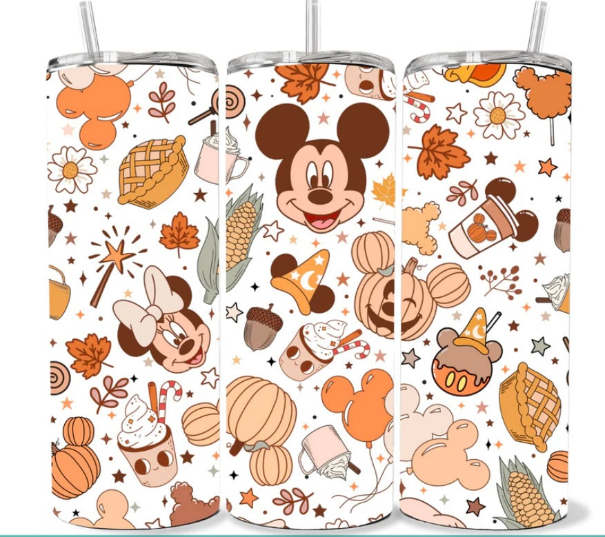 20 OZ DISNEY FALL/HALLOWEEN TUMBLER