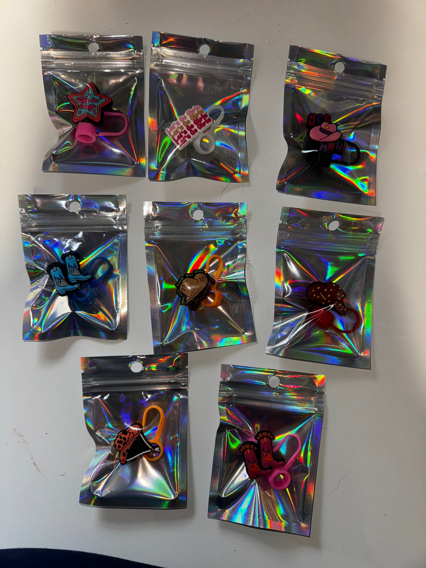 COLORED COWBOY STRAW COVER - PICK OPTION