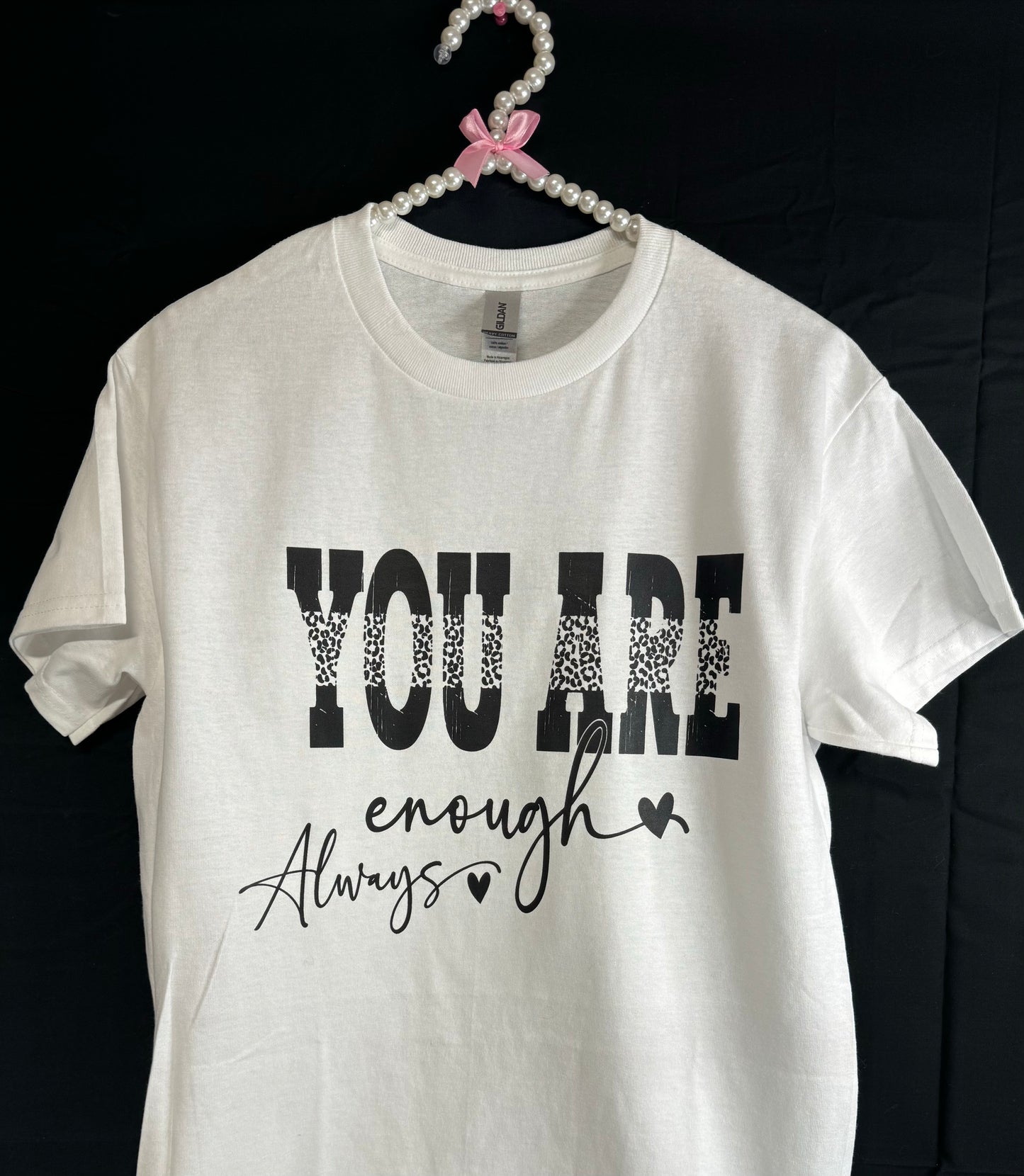 YOU ARE ENOUGH CHEETAH T-SHIRT