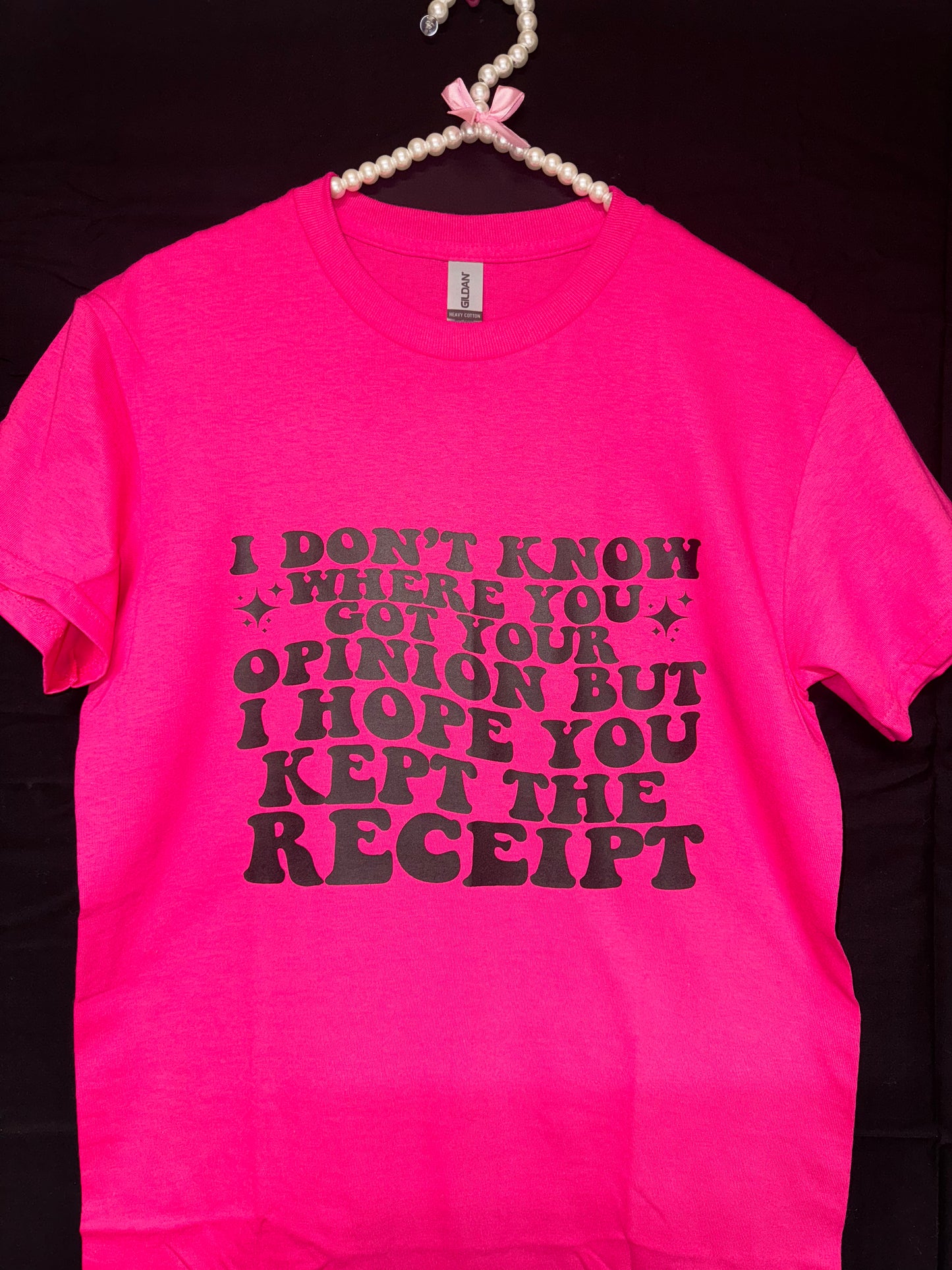 OPINION / RECEIPT T-SHIRT