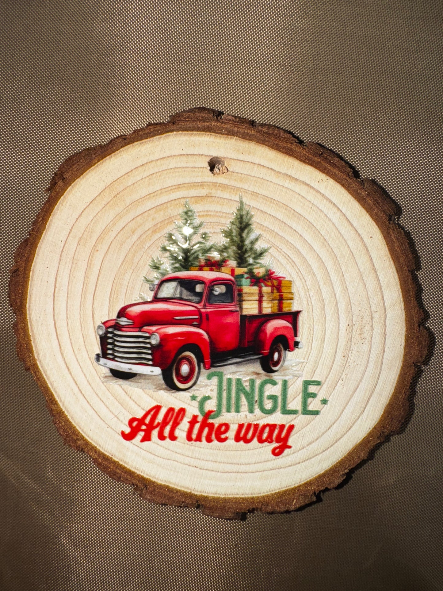 JINGLE ALL THE WAY ORNAMENT
