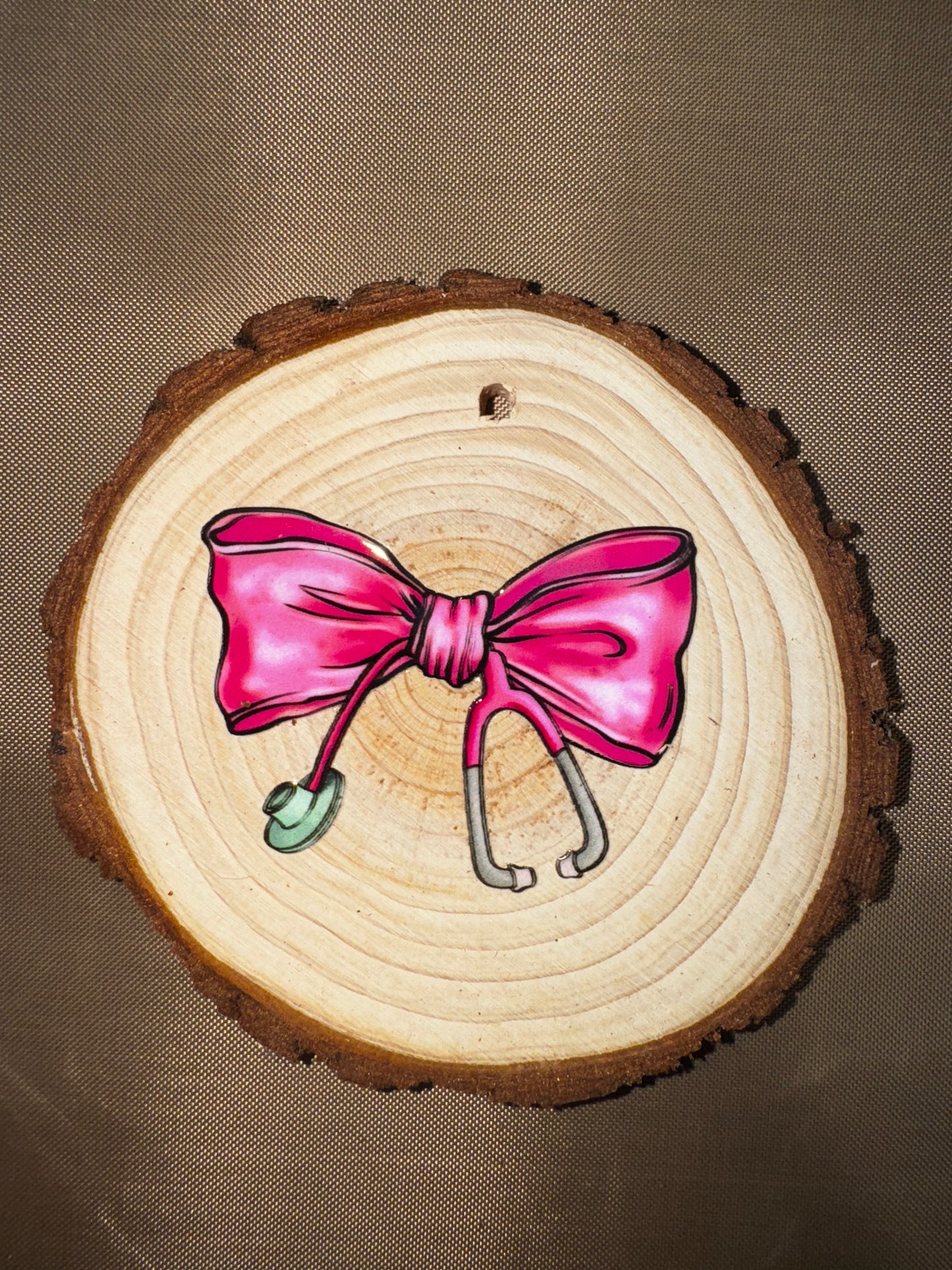 NURSE BOW ORNAMENT