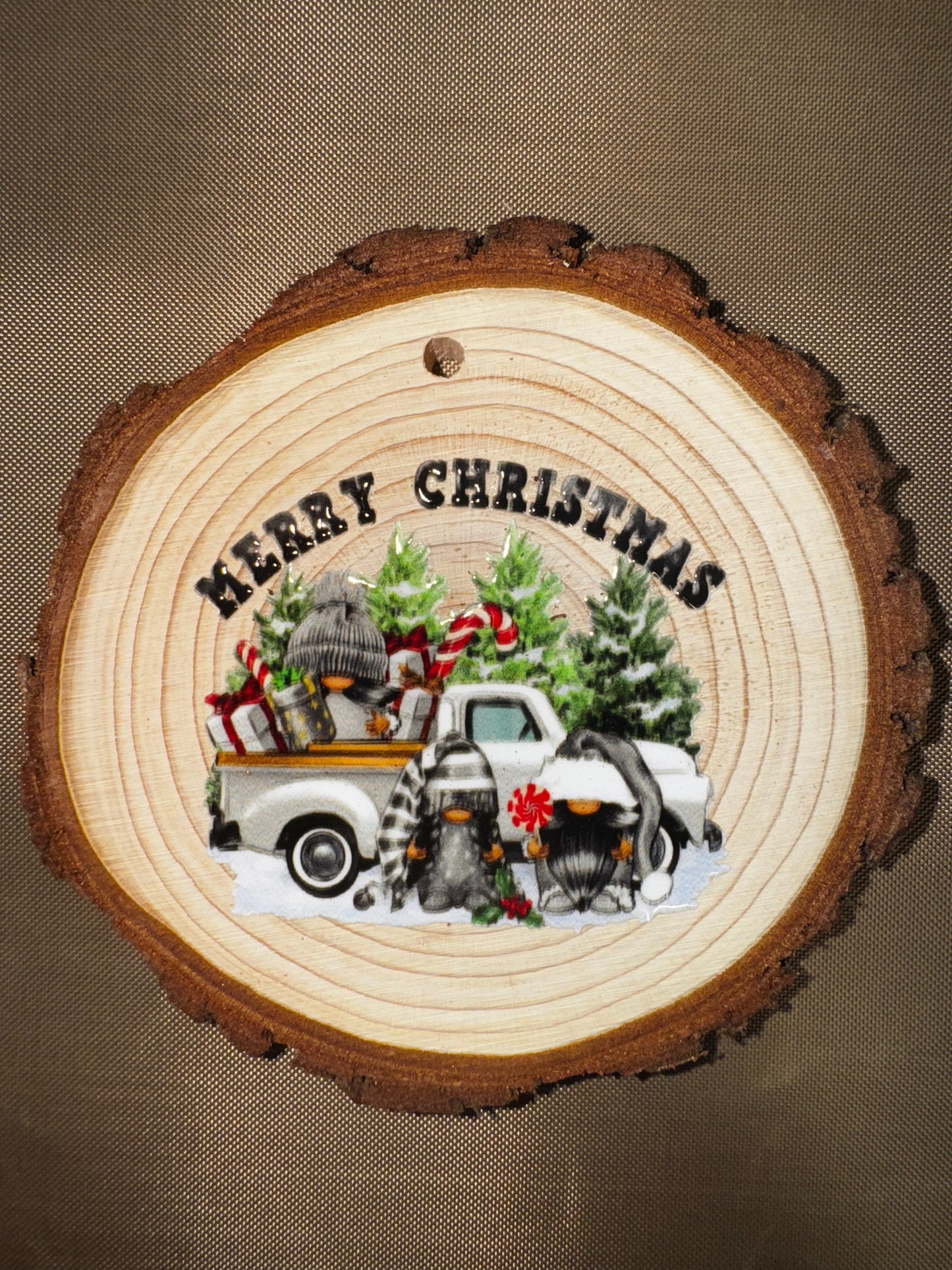 GNOME MERRY CHRISTMAS ORNAMENT