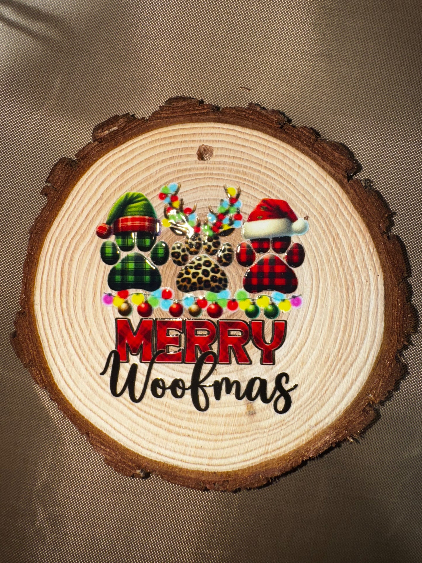 MERRY WOOFMAS ORNAMENT