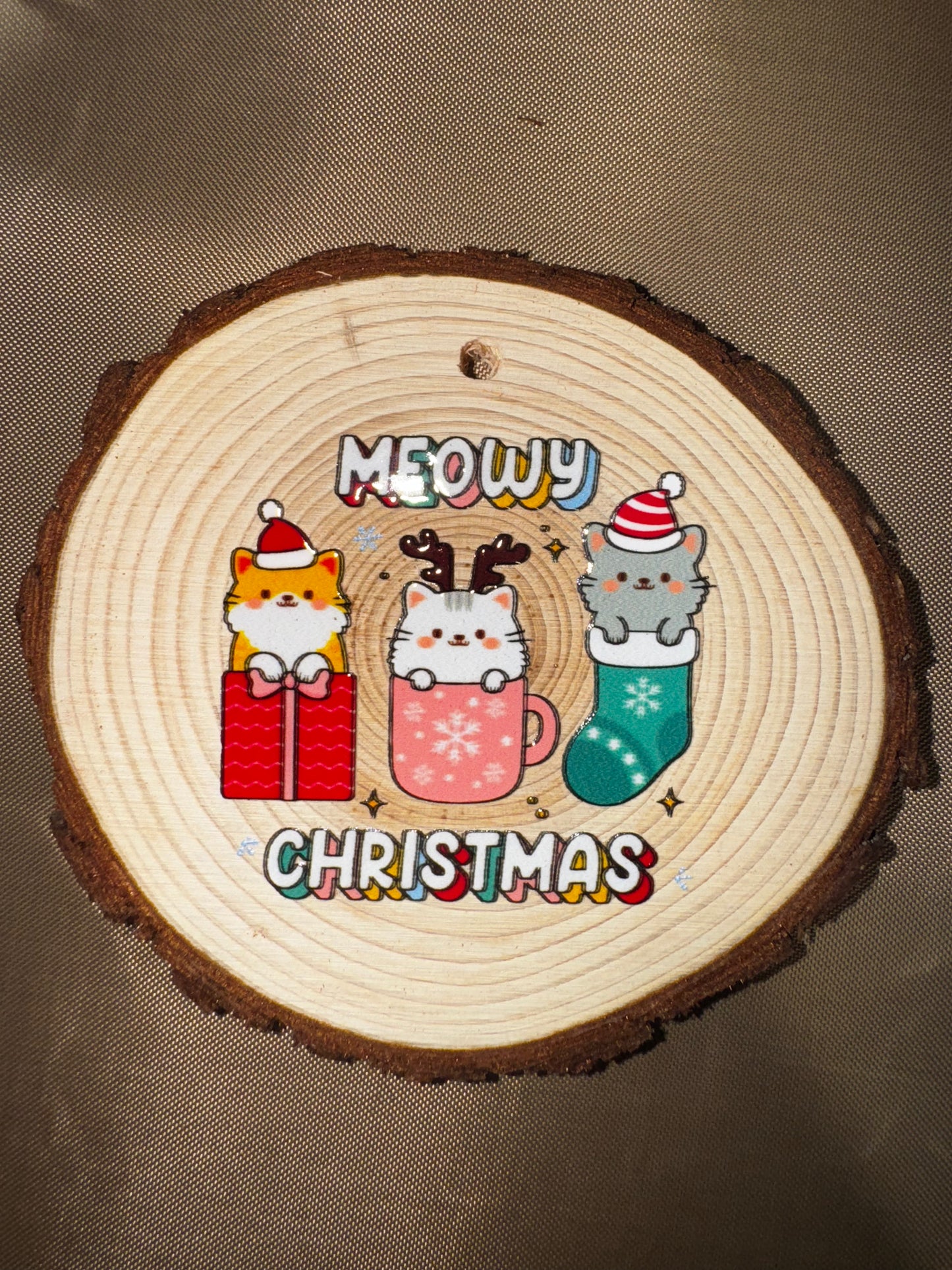 MEOWY CHRISMTAS ORNAMENT