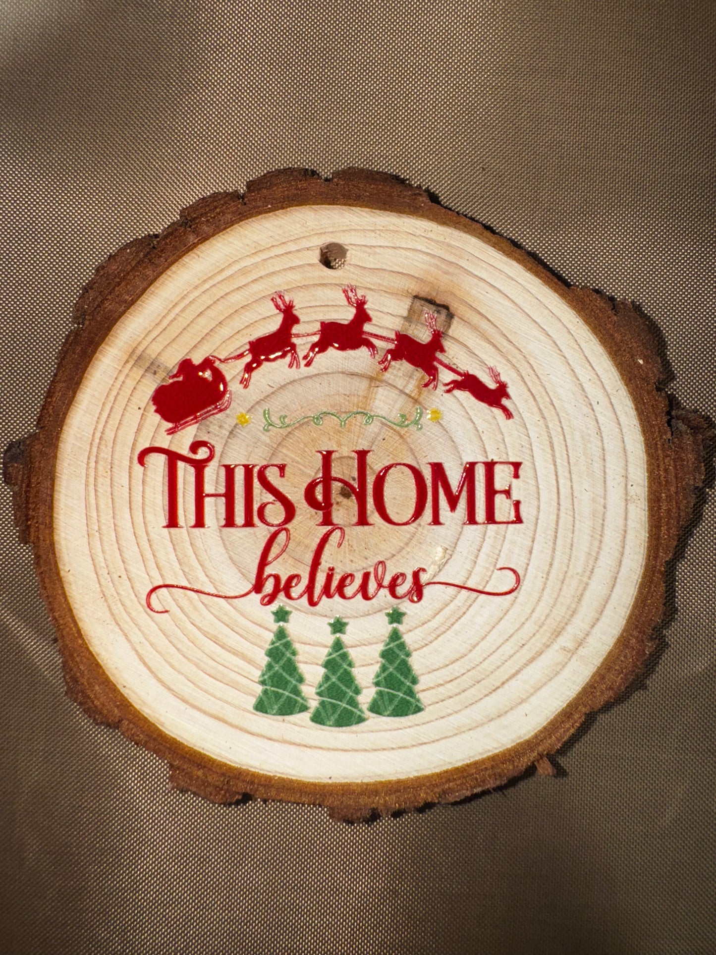 THIS HOME BELIEVES ORNAMENT