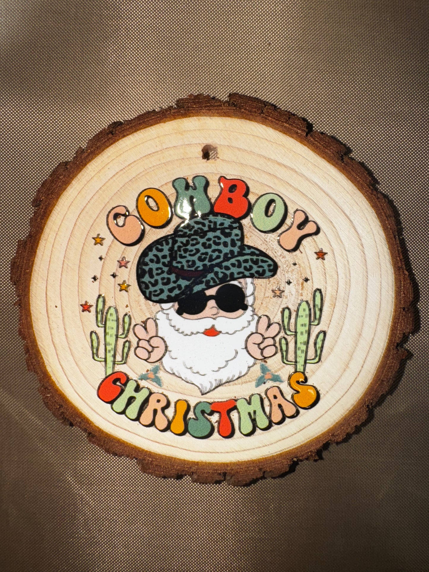 COWBOY CHRISTMAS ORNAMENT