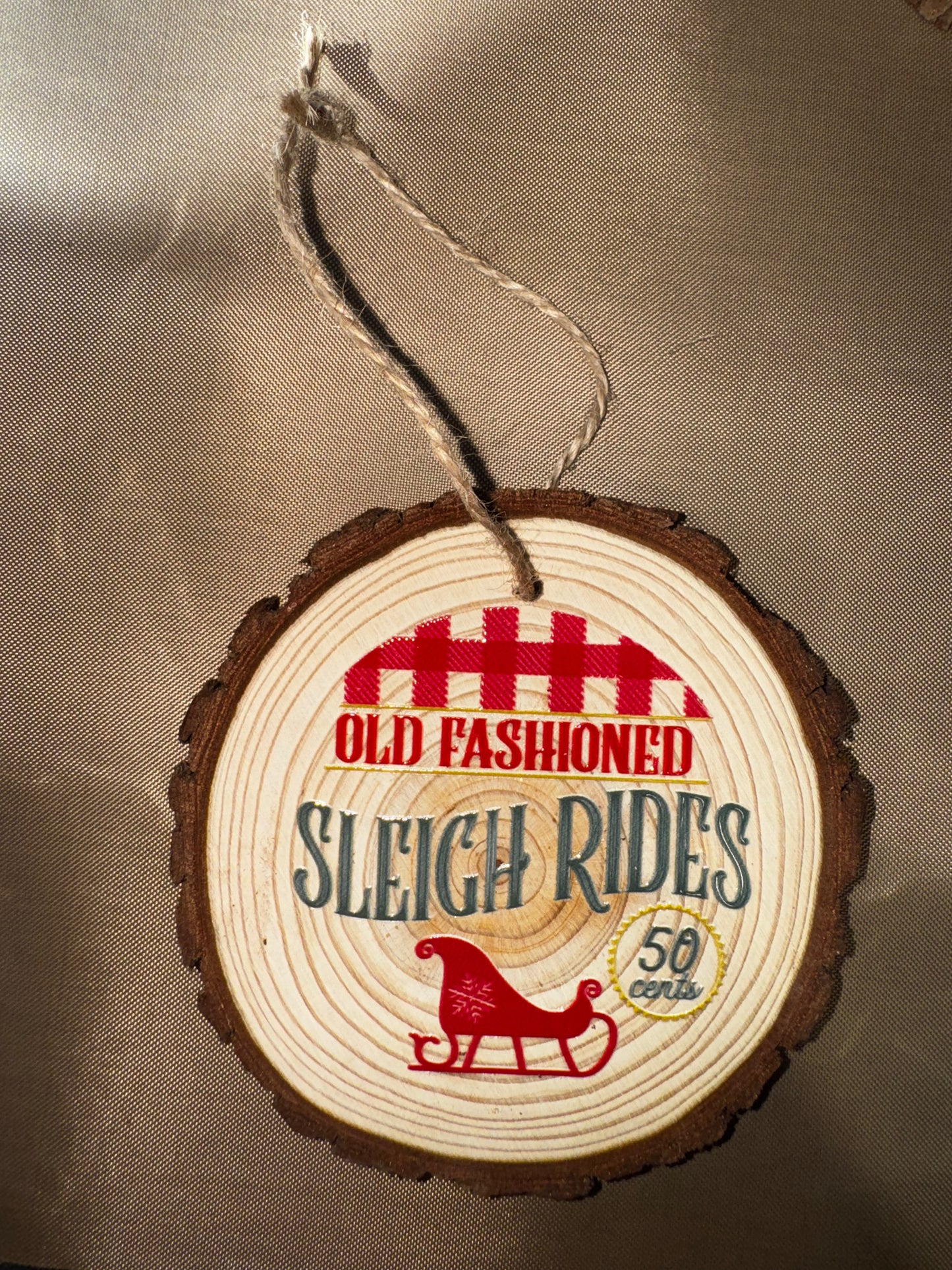 SLEIGH RIDES ORNAMENT