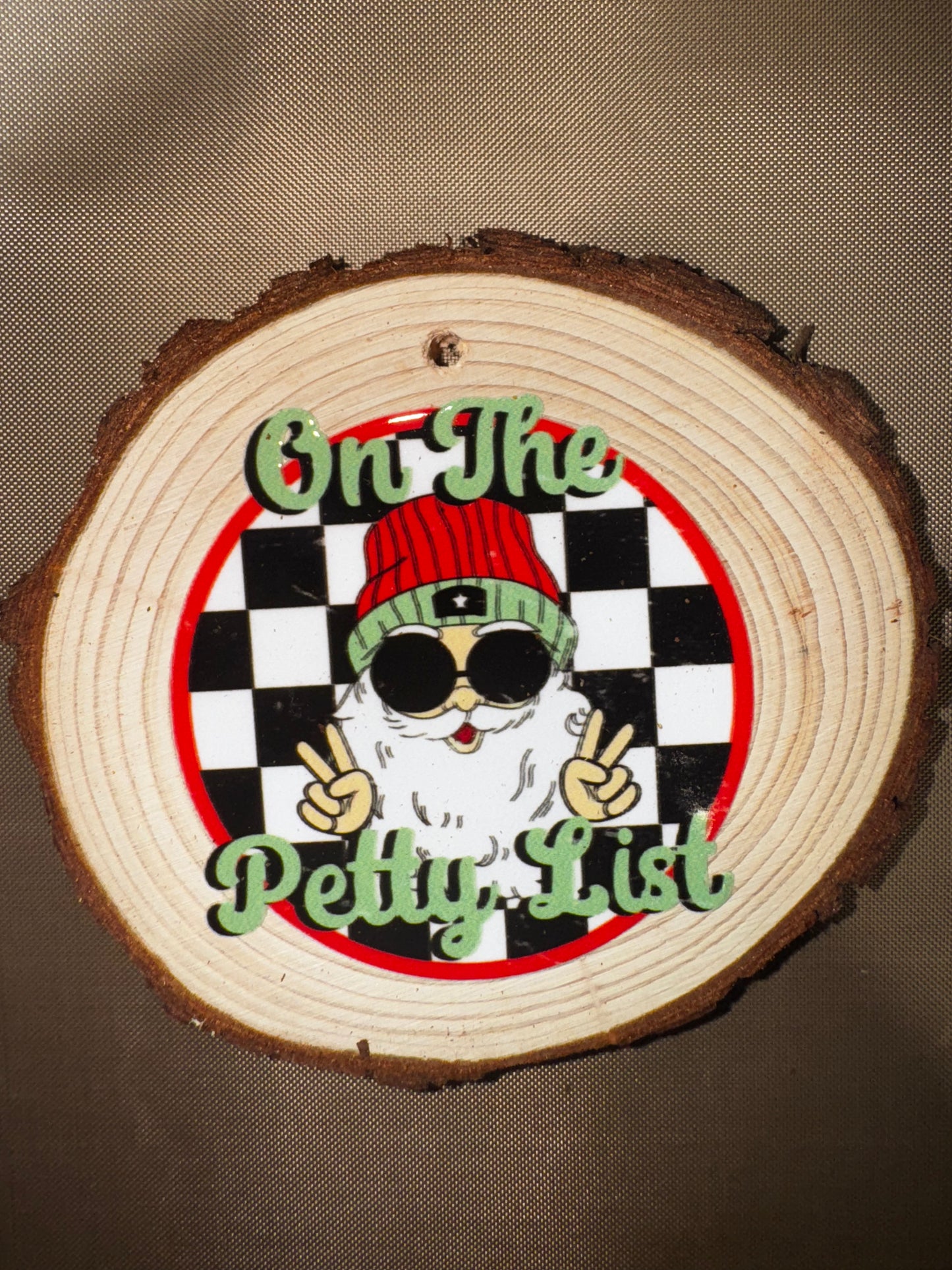 ON THE PETTY LIST ORNAMENT