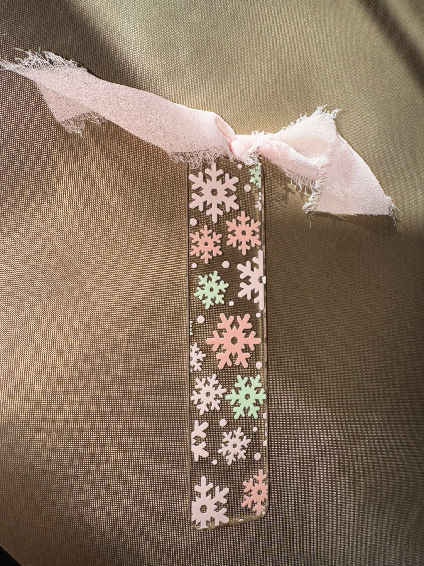 SNOWFLAKES BOOKMARK