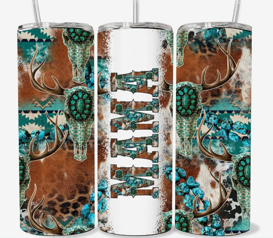 20 OZ WESTERN MAMA TUMBLER