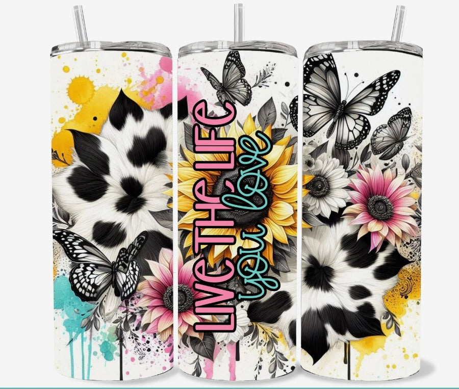 20 OZ LIVE THE LIFE YOU LOVE FOREVER TUMBLER