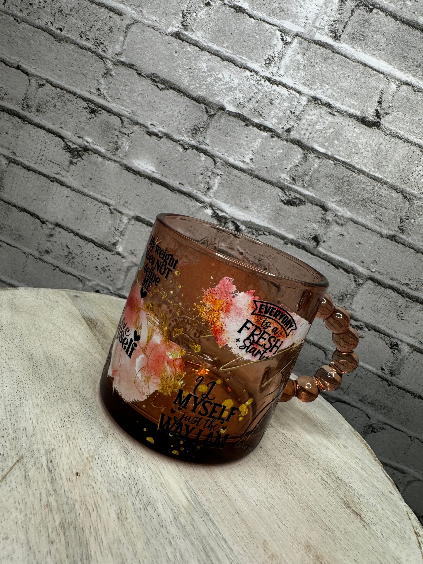 THE BEST IS YET TO COME SMALL GLASS MUG