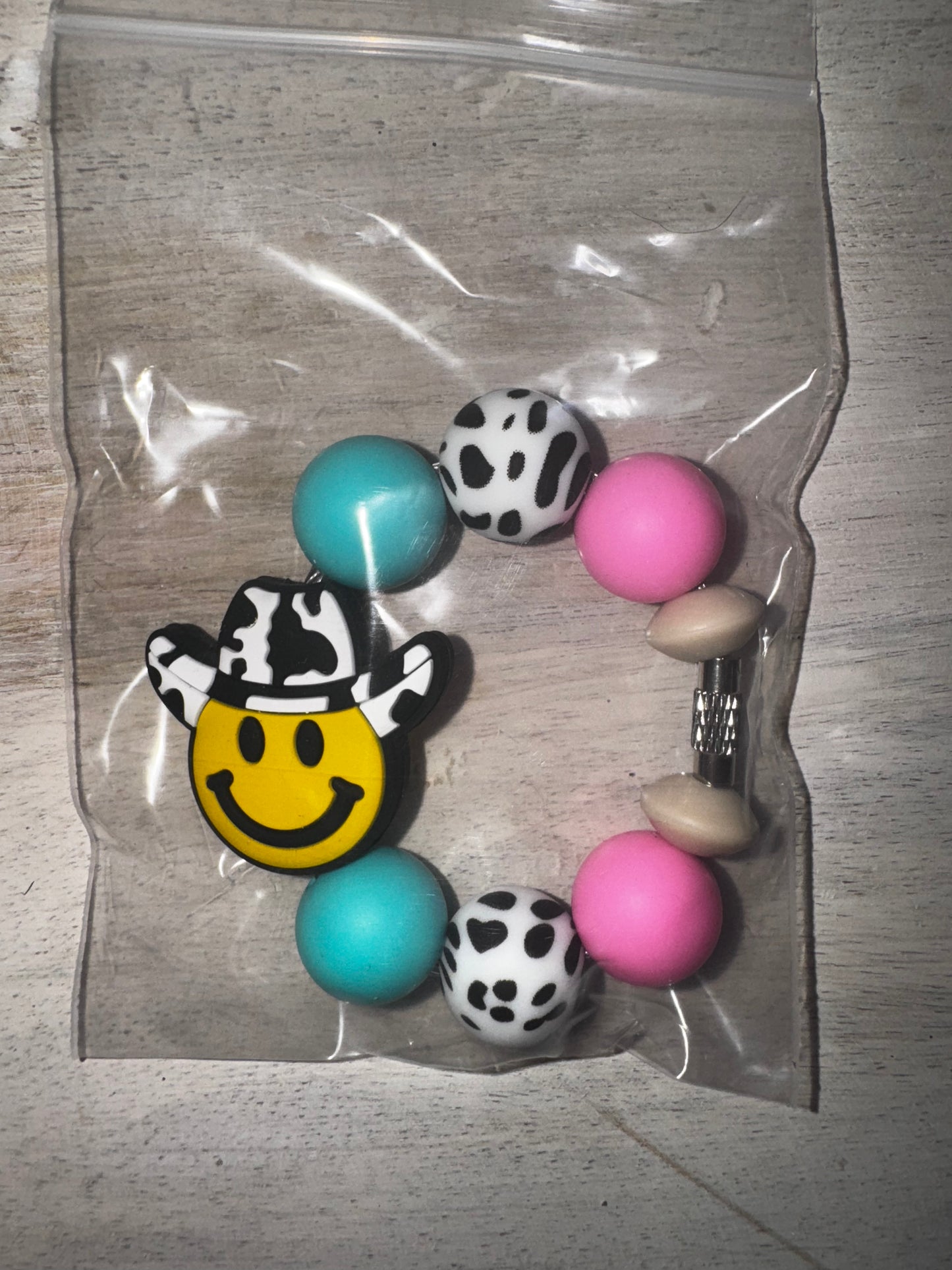 COWBOY SMILEY STANLEY CUP CHARM