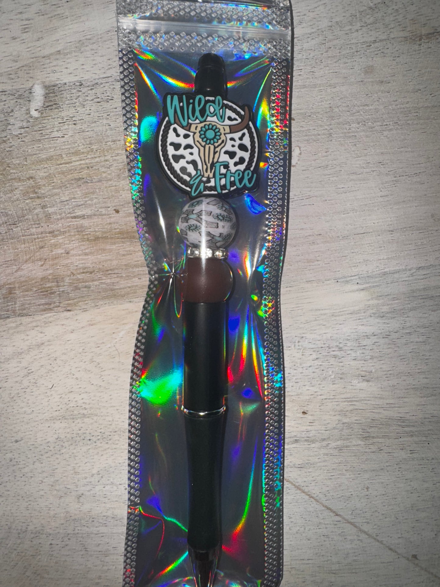 WILD AND FREE BEADED PEN