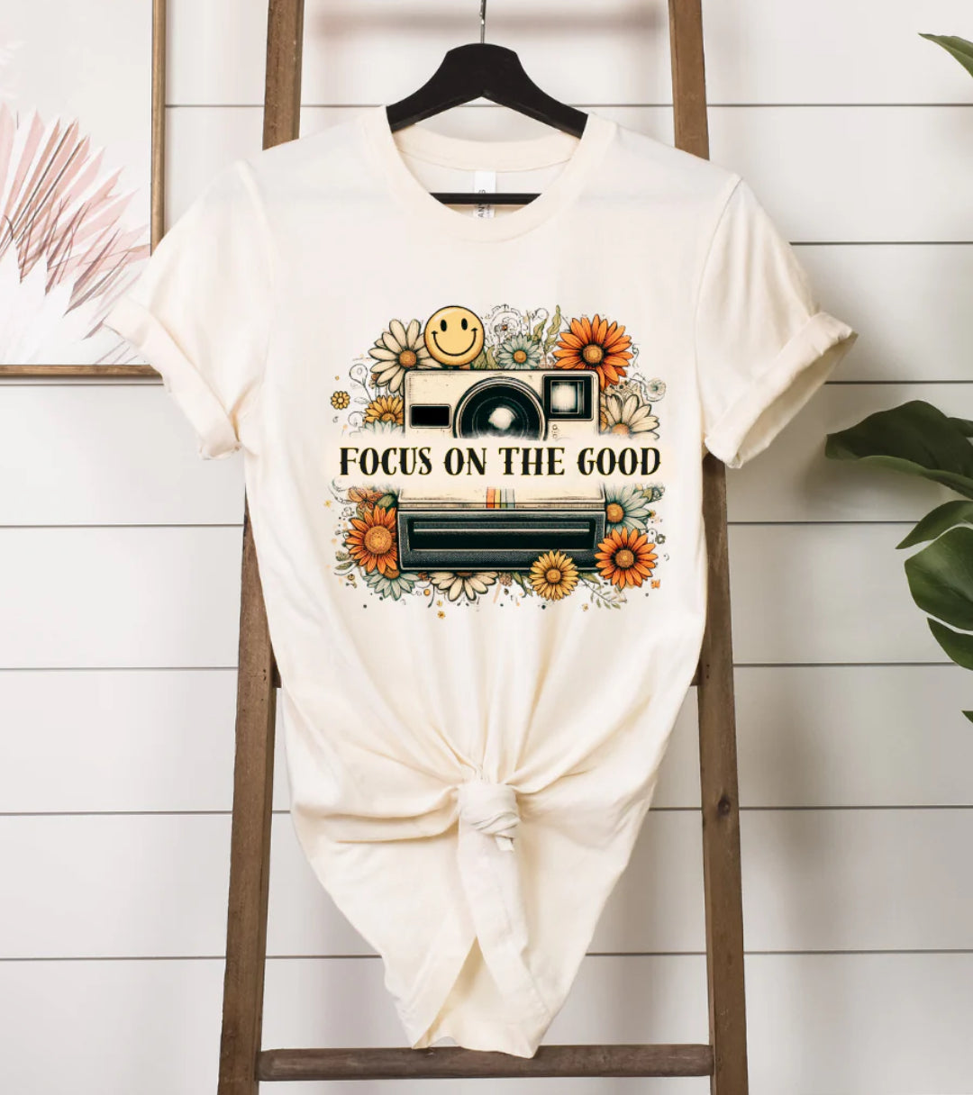 FOCUS ON THE GOOD CAMERA T-SHIRT