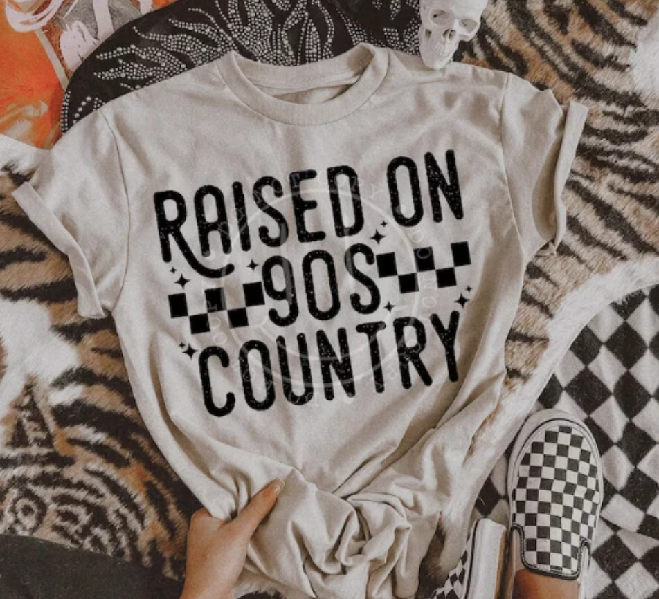 RAISED ON 90S COUNTRY T-SHIRT