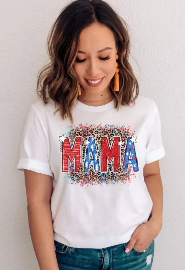MAMA 4TH OF JULY T-SHIRT