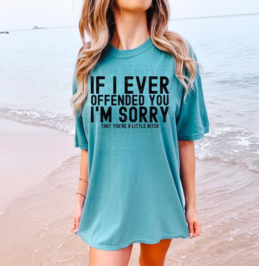 IF I EVER OFFENDED YOU T-SHIRT
