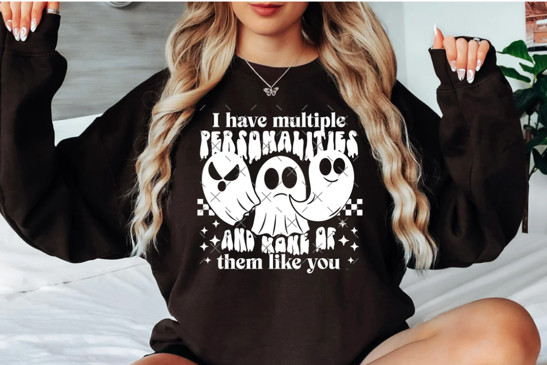 MULTIPLE PERSONALITIES T-SHIRT