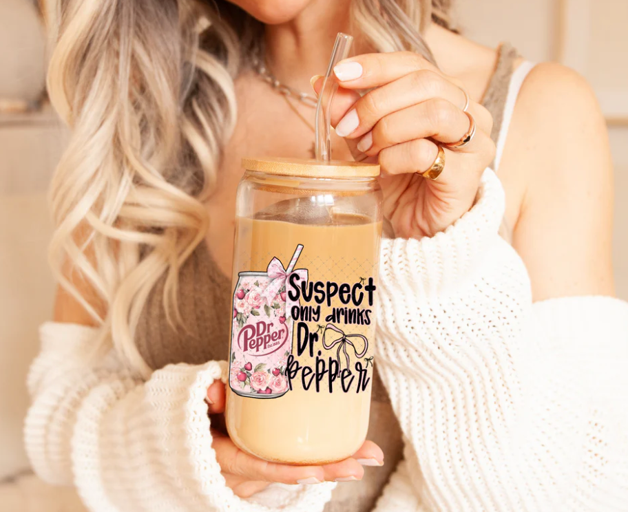 16 OZ DR. P SUSPECT GLASS CUP