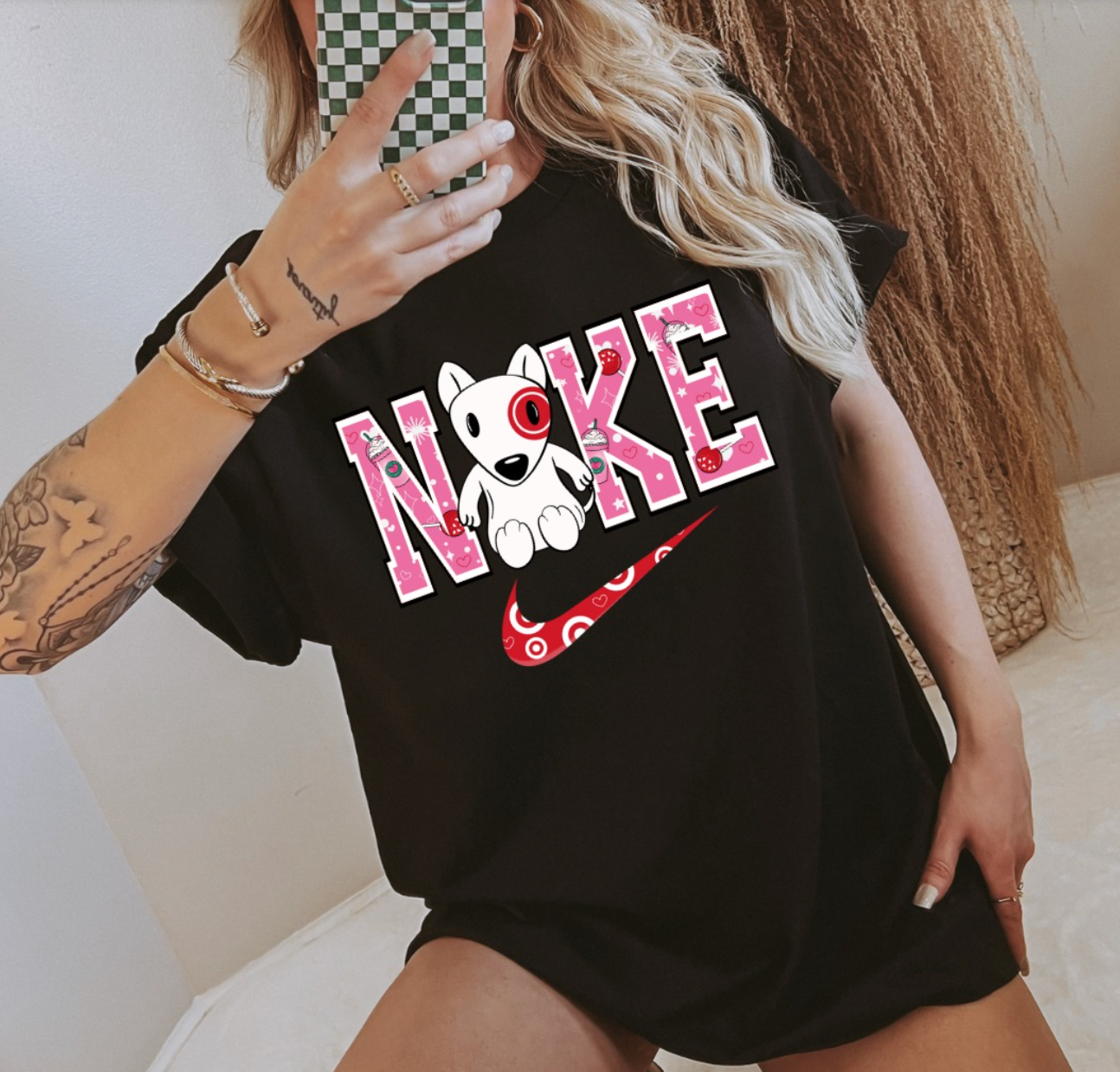 BULLSEYE CHECK T-SHIRT - PREORDER