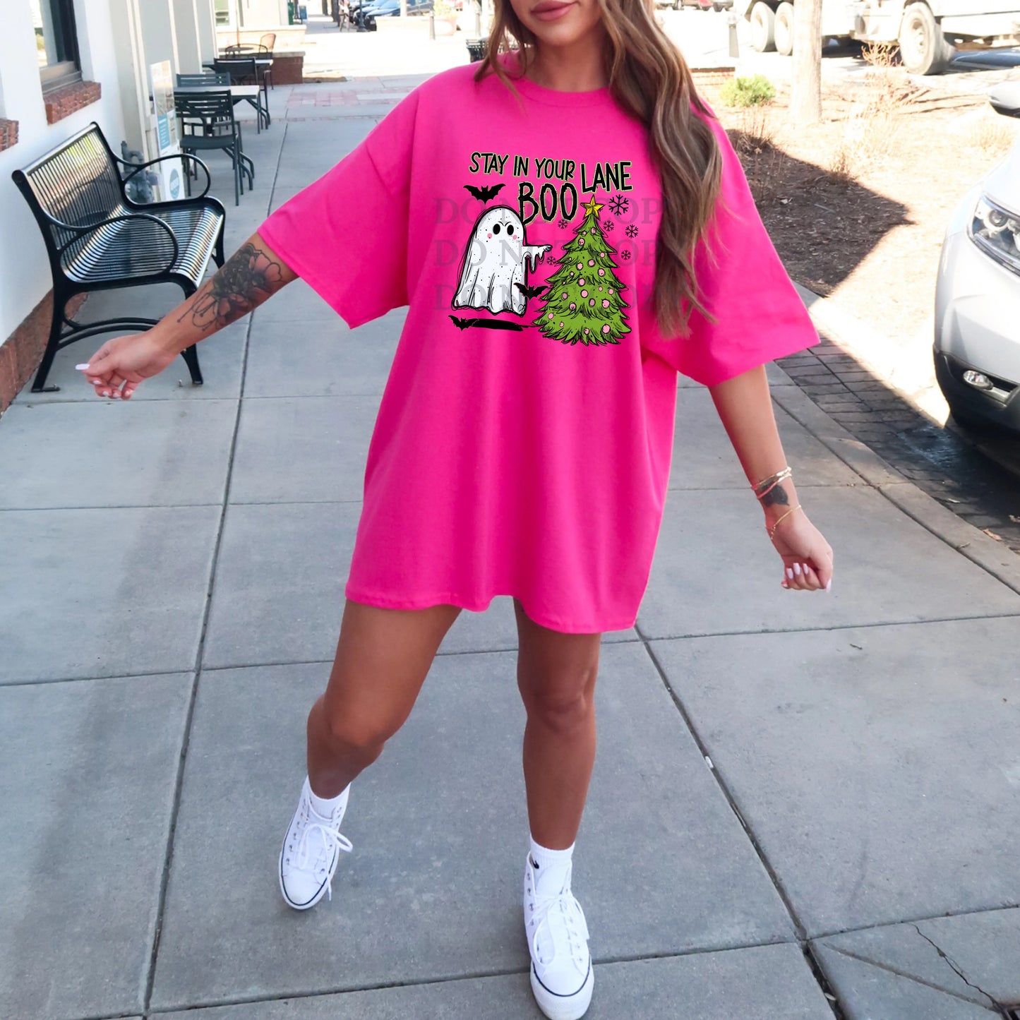 STAY IN YOUR LANE BOO T-SHIRT
