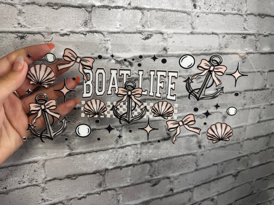 16 OZ BOAT LIFE GLASS CUP