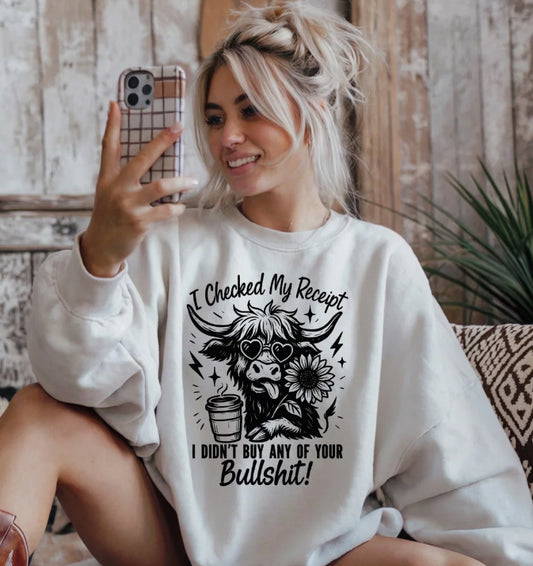 I CHECKED MY RECIEPTS T-SHIRT