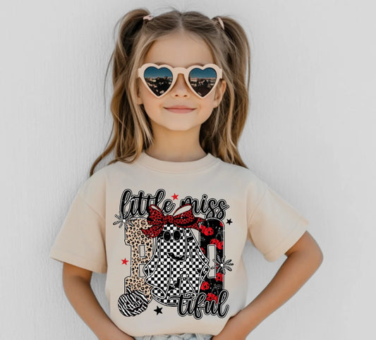 LITTLE MISS BOOTIFUL KIDS T-SHIRT