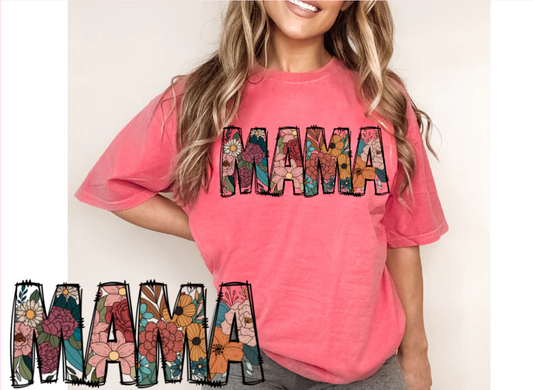 MAMA FLORAL T-SHIRT