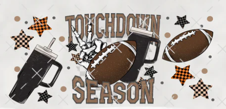 TOUCHDOWN SEASON GLASS CUP