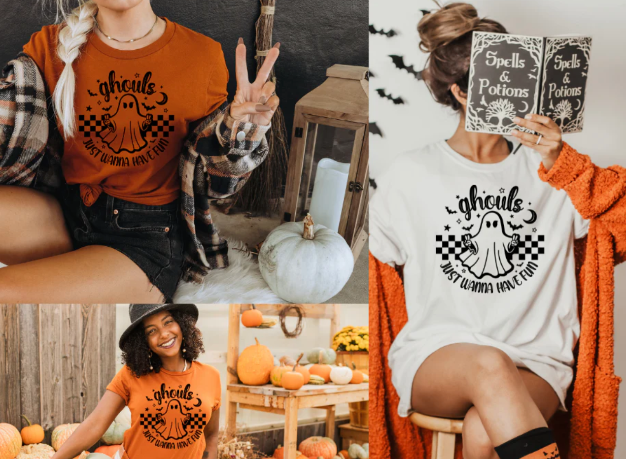 GHOULS JUST WANNA HAVE FUN T-SHIRT